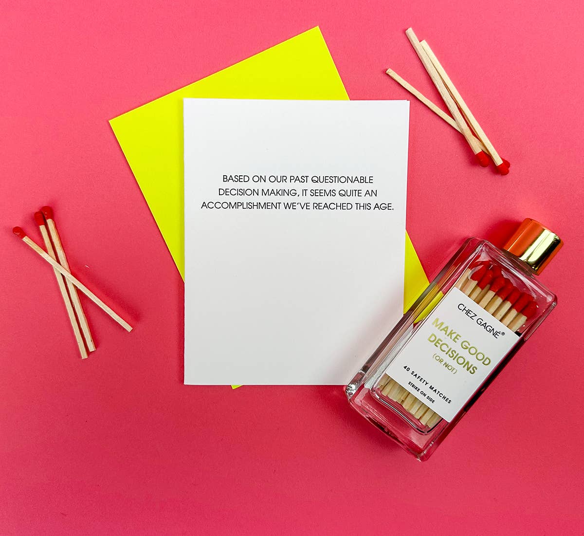 Questionable Decision Making - Congrats | Encouragement Card