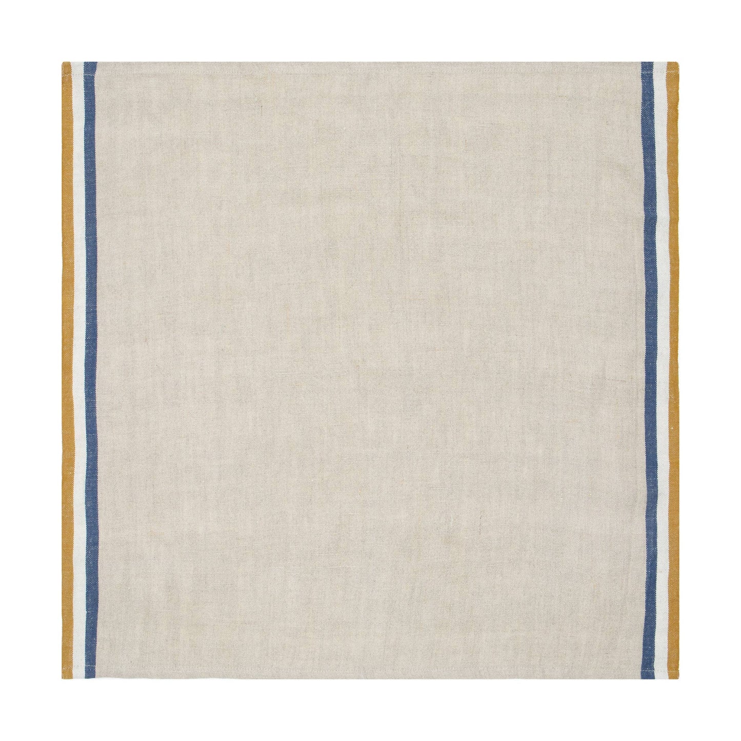 Normandy Natural - Mustard/Natural/Blue Stripe Napkins 20x20