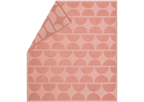 Rose Ronda Cotton Plaid - Half Circles (GRS) 130 x 160 cm
