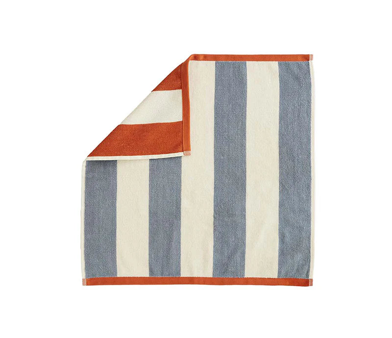 Rivage -- Orange Blue -- Tea Towel
