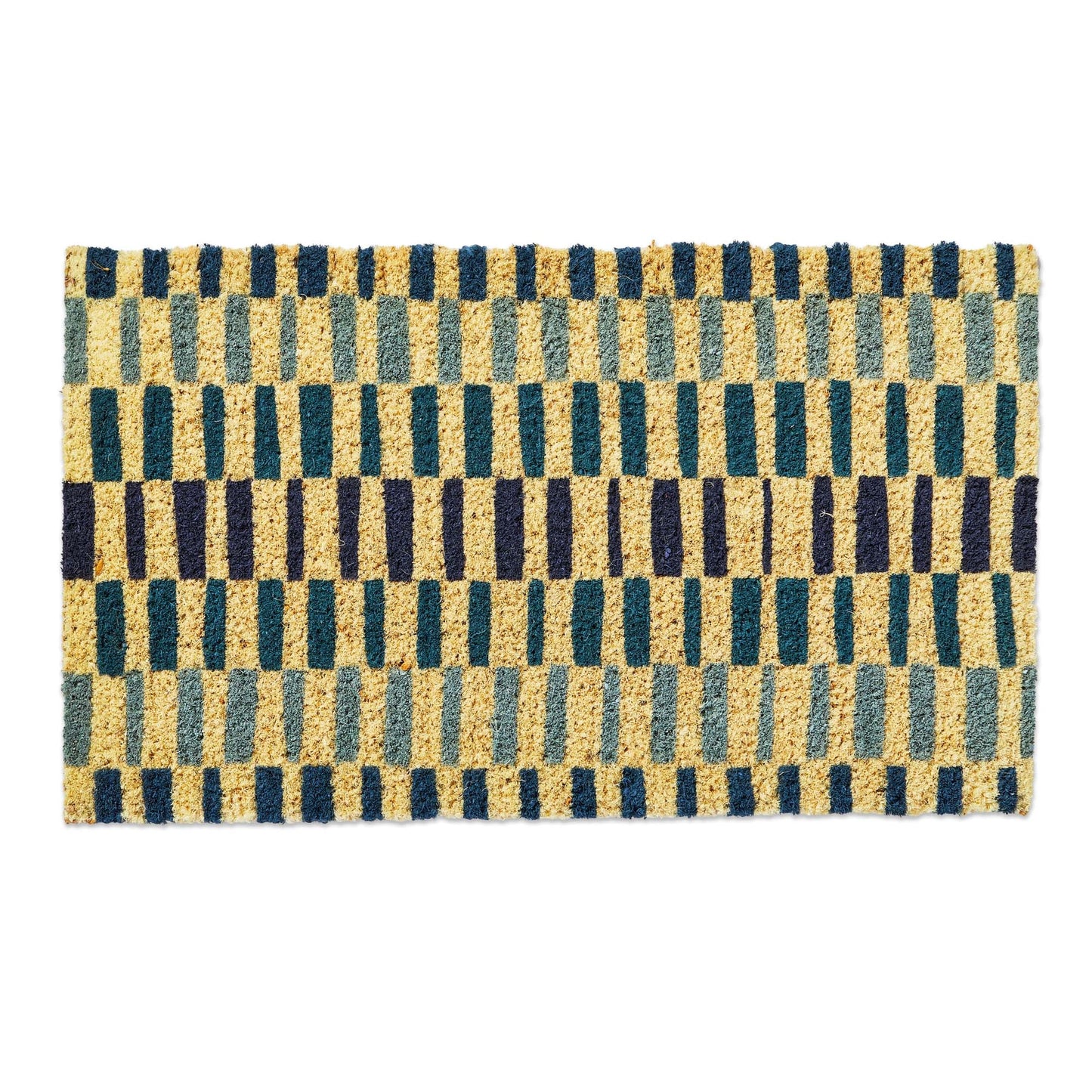 Striped Coir Mat