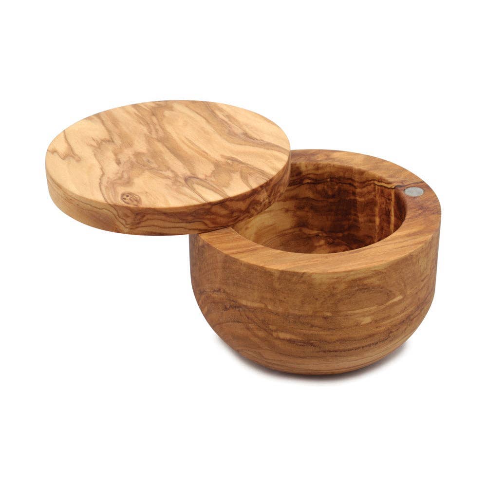 Salt Keeper with Magnetic Swivel Lid