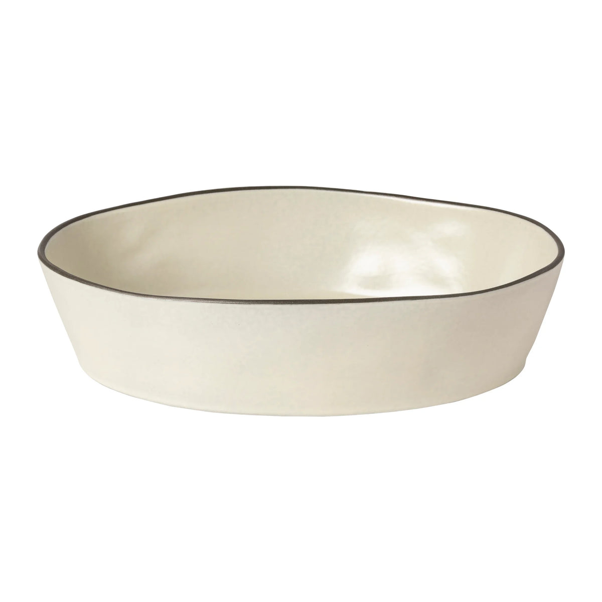 Stacked Organic Oval Baker -- Salt -- Large