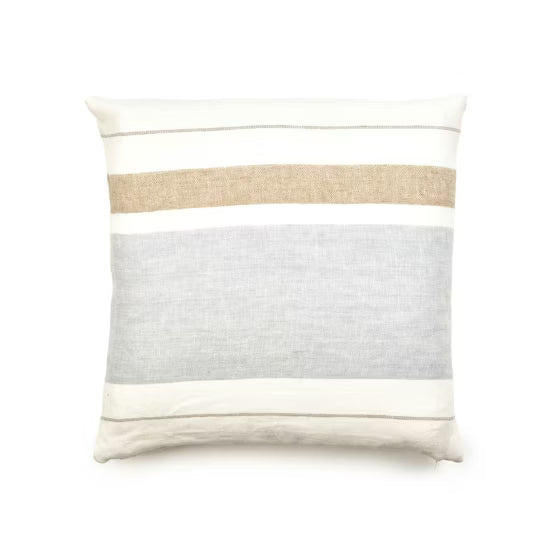 Oyster Stripe Pillow Cover -- 20" x 20"