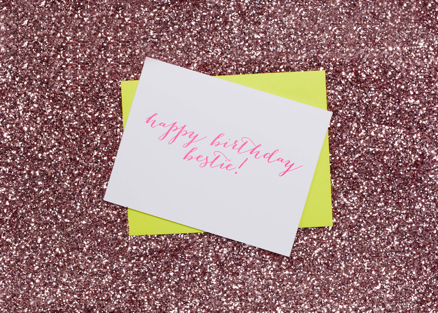 Happy Birthday Bestie - Birthday Letterpress Card