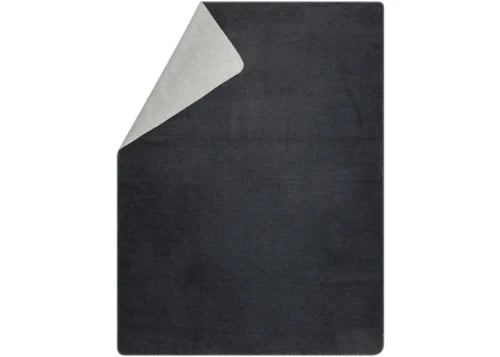 Charcoal/Grey Savona Fuzzy Throw/Doubleface (GRS) 200 x 150 cm