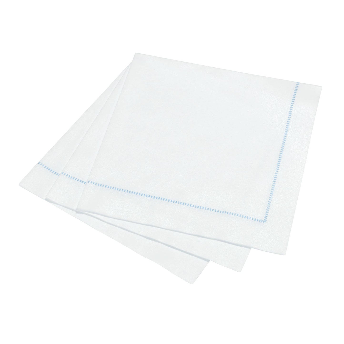 25ct Hemstitch Napkins -- Misty Green / Dinner Napkin (40x40cm)