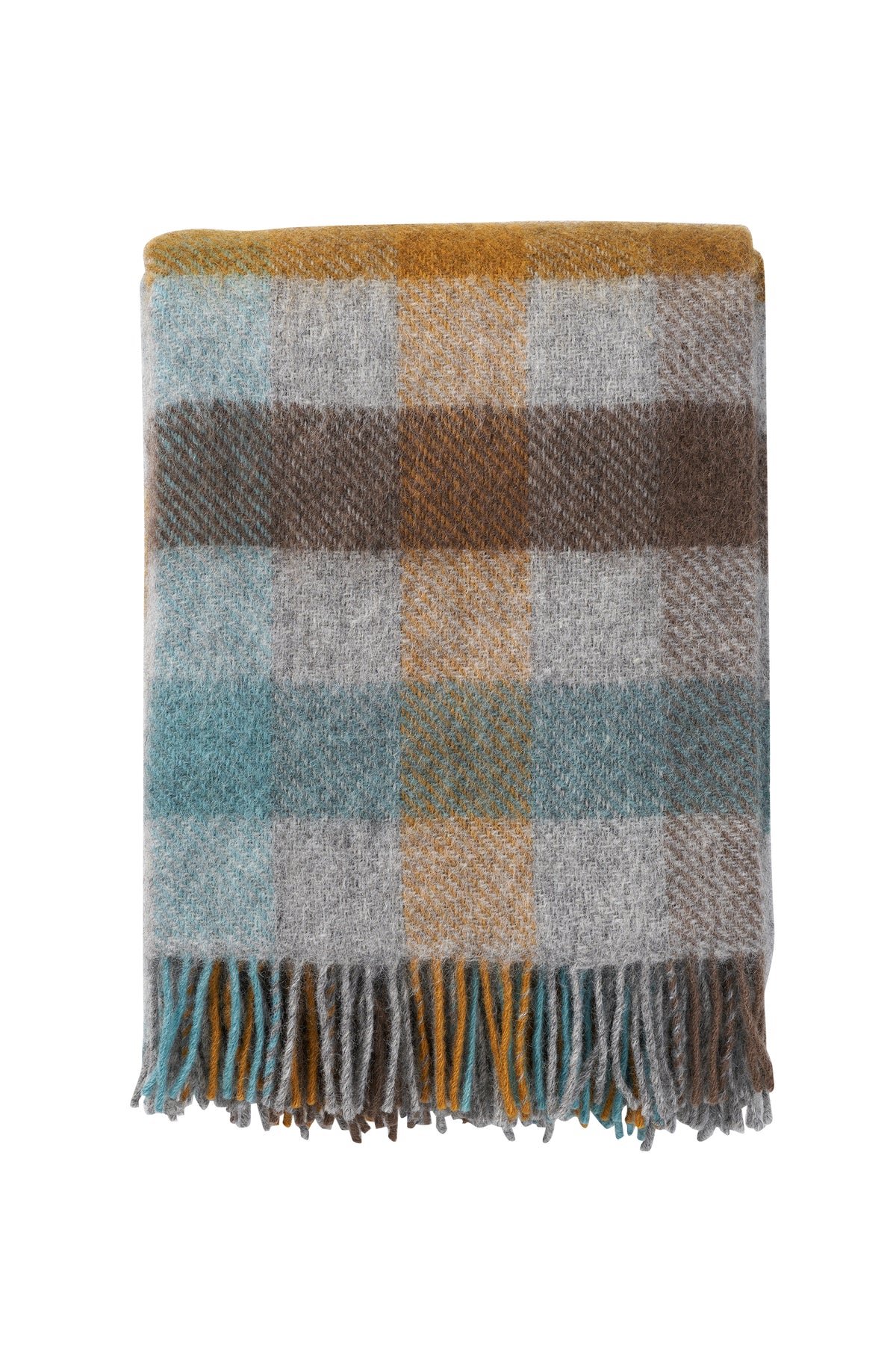 Gotland Throw -- Multi Turquoise (130x200cm)