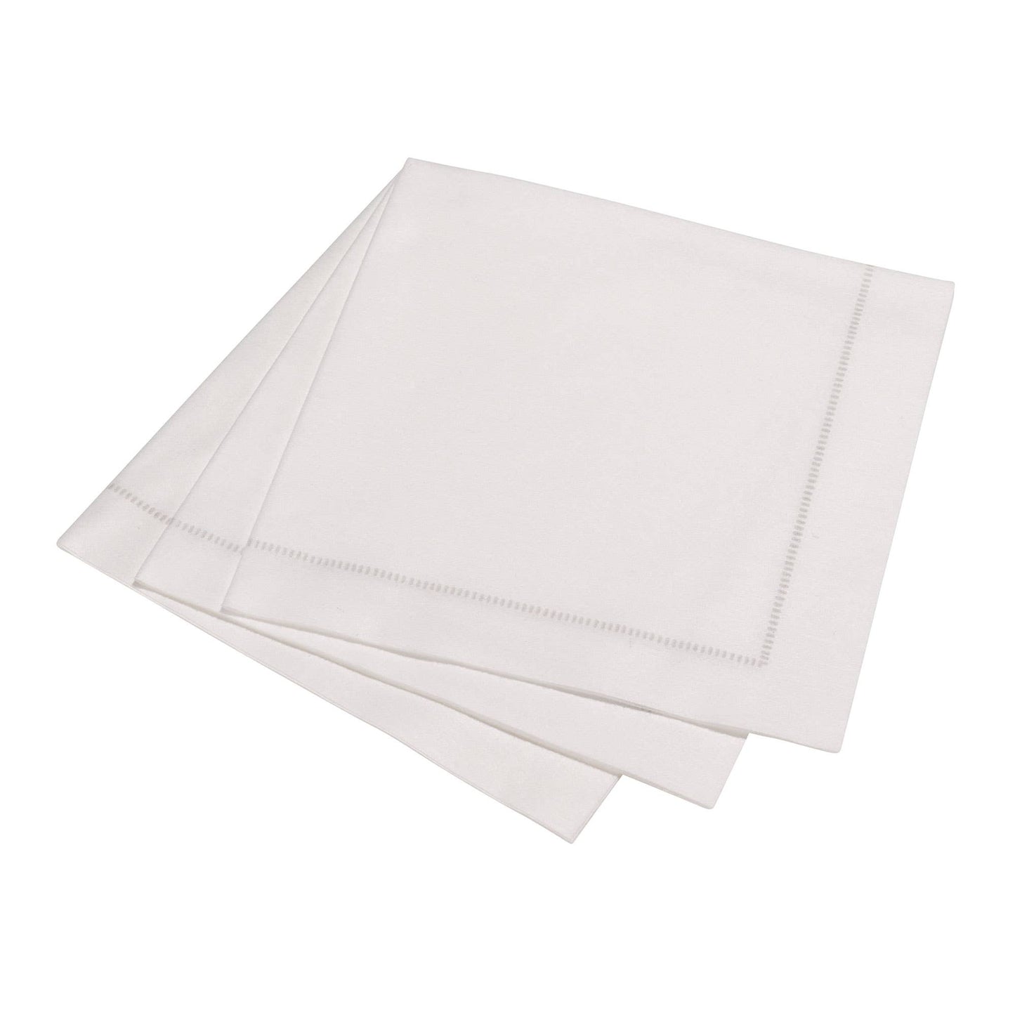 25ct Hemstitch Napkins -- Misty Green / Dinner Napkin (40x40cm)