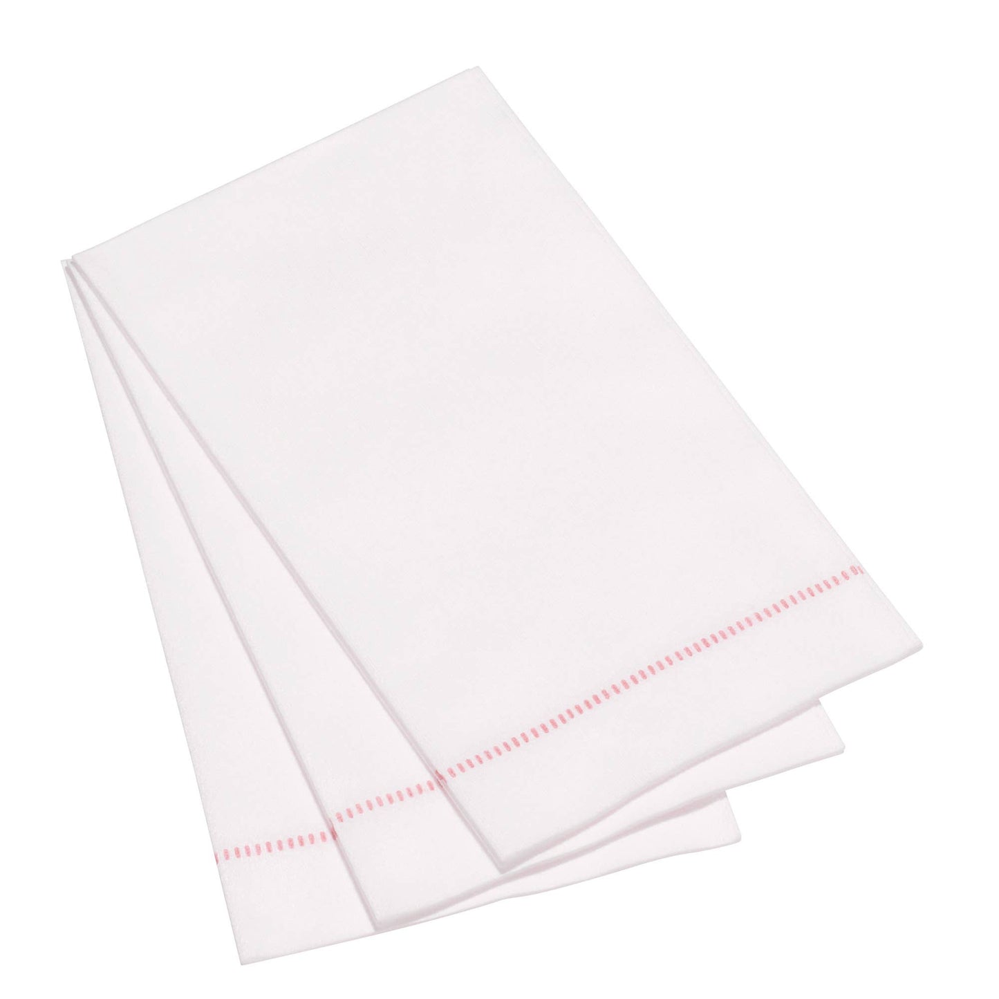 25ct Hemstitch Napkins -- Taupe / Cocktail Napkin (25x25cm)