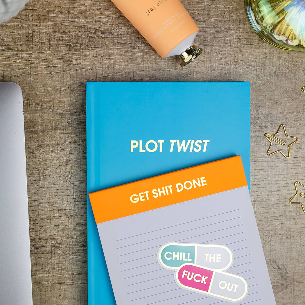 Get Shit Done - Lined Notepad, To-Do List, Funny Gift