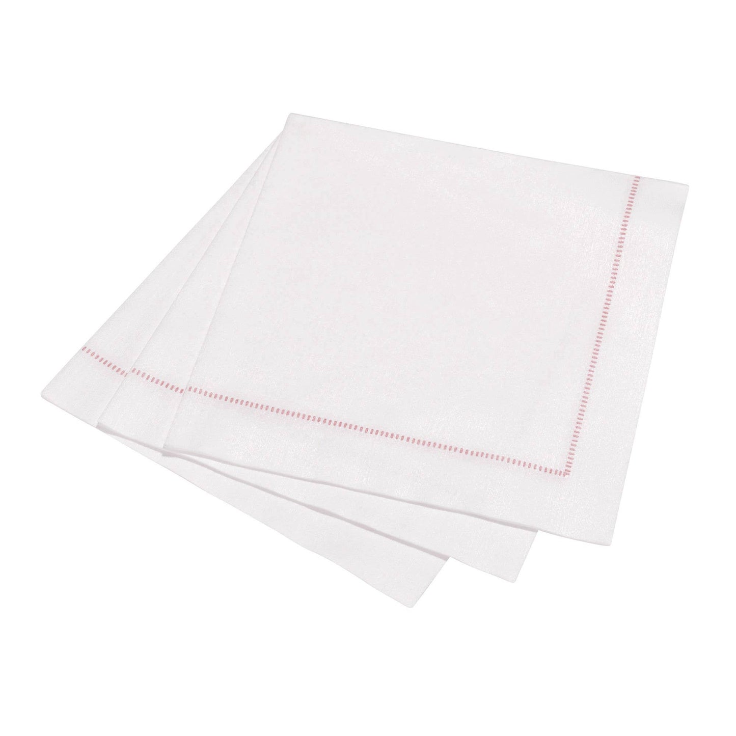 25ct Hemstitch Napkins -- Royal Blue / Dinner Napkin (40x40cm)