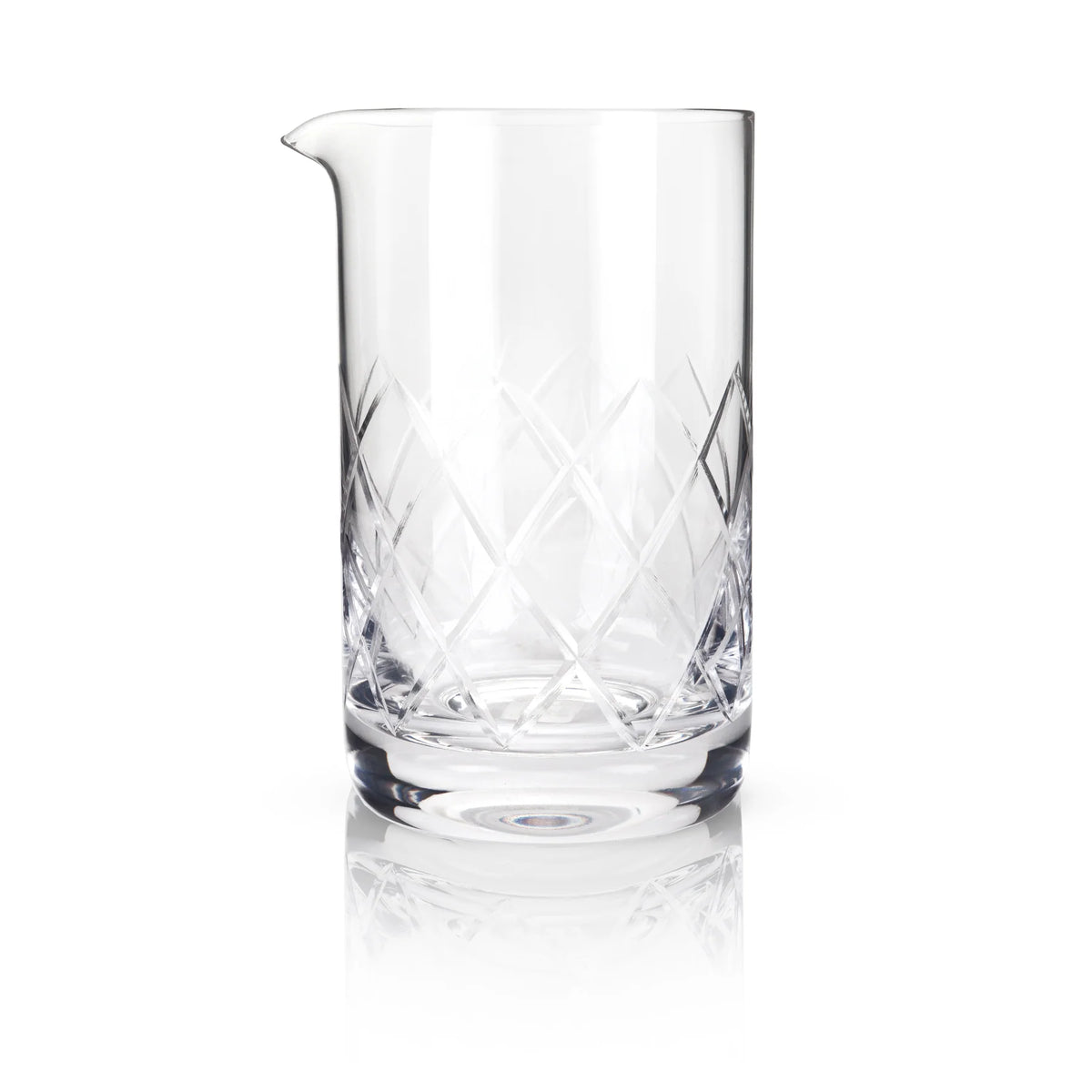 Large Cut-Crystal Mixing Glass