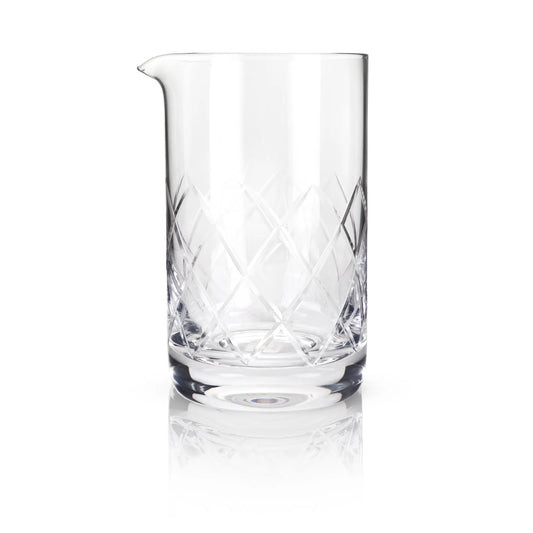 Large Cut-Crystal Mixing Glass