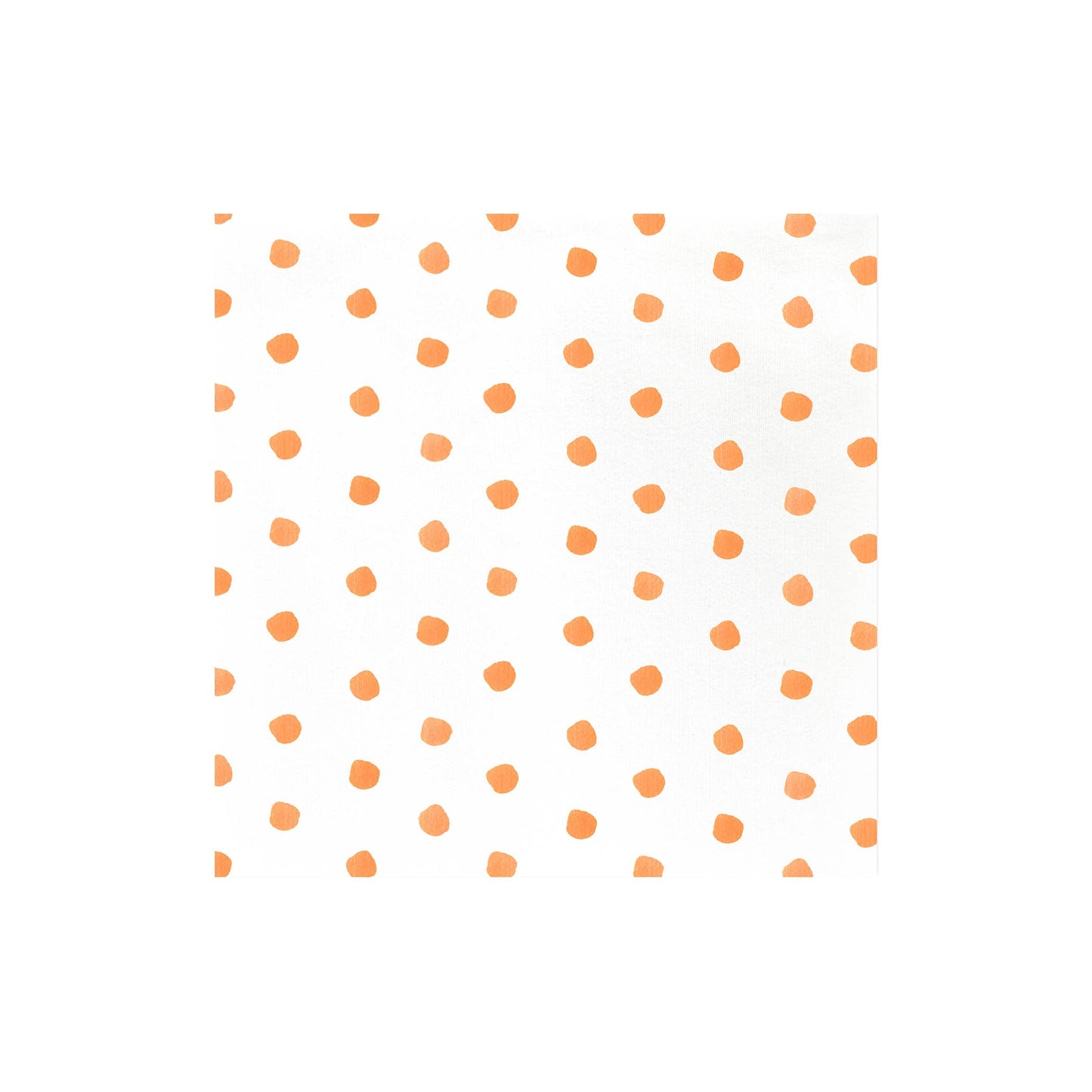 Papersoft Napkins Dot Orange Dinner Napkins (Pack of 20)