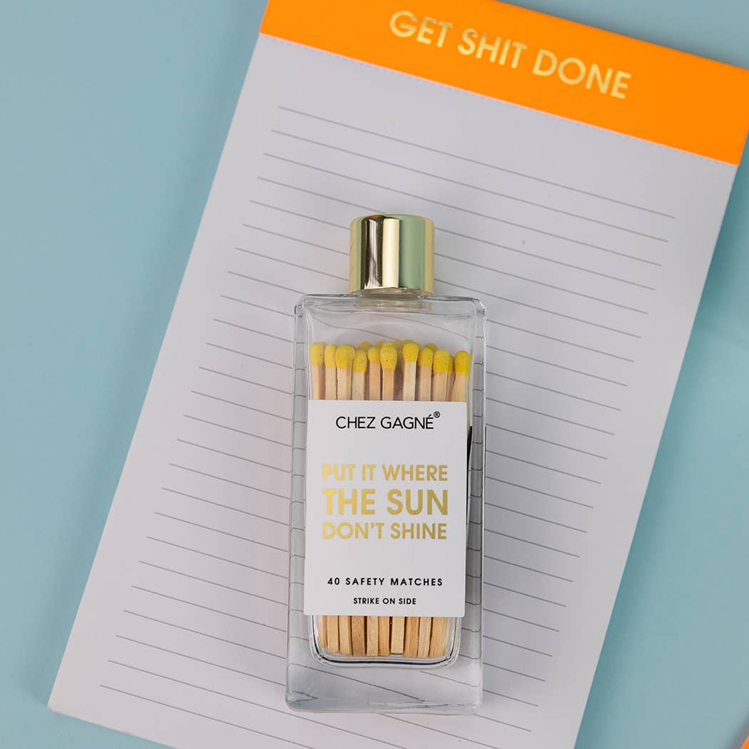 Get Shit Done - Lined Notepad, To-Do List, Funny Gift