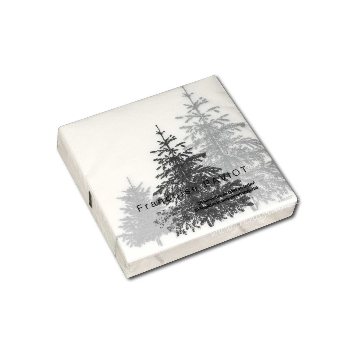Silver Forest Cocktail Napkin