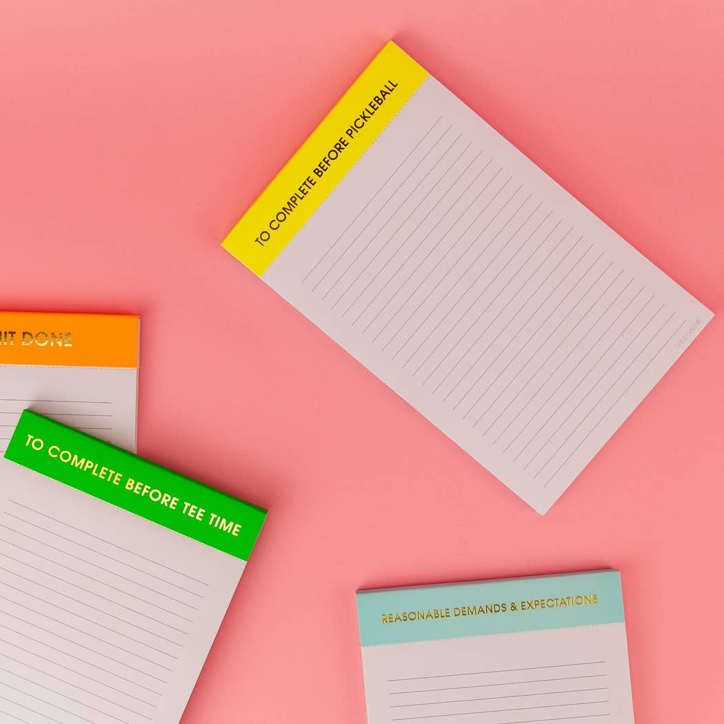 Get Shit Done - Lined Notepad, To-Do List, Funny Gift