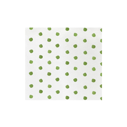 Papersoft Napkins Dot Green Dinner Napkins (Pack of 20)
