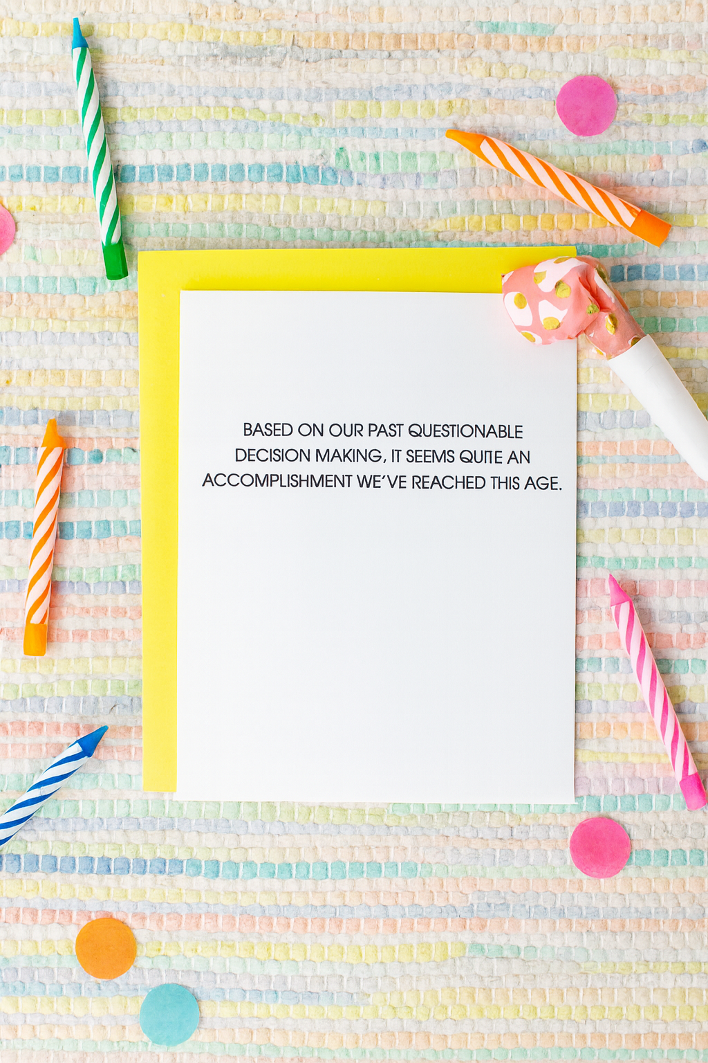 Questionable Decision Making - Congrats | Encouragement Card