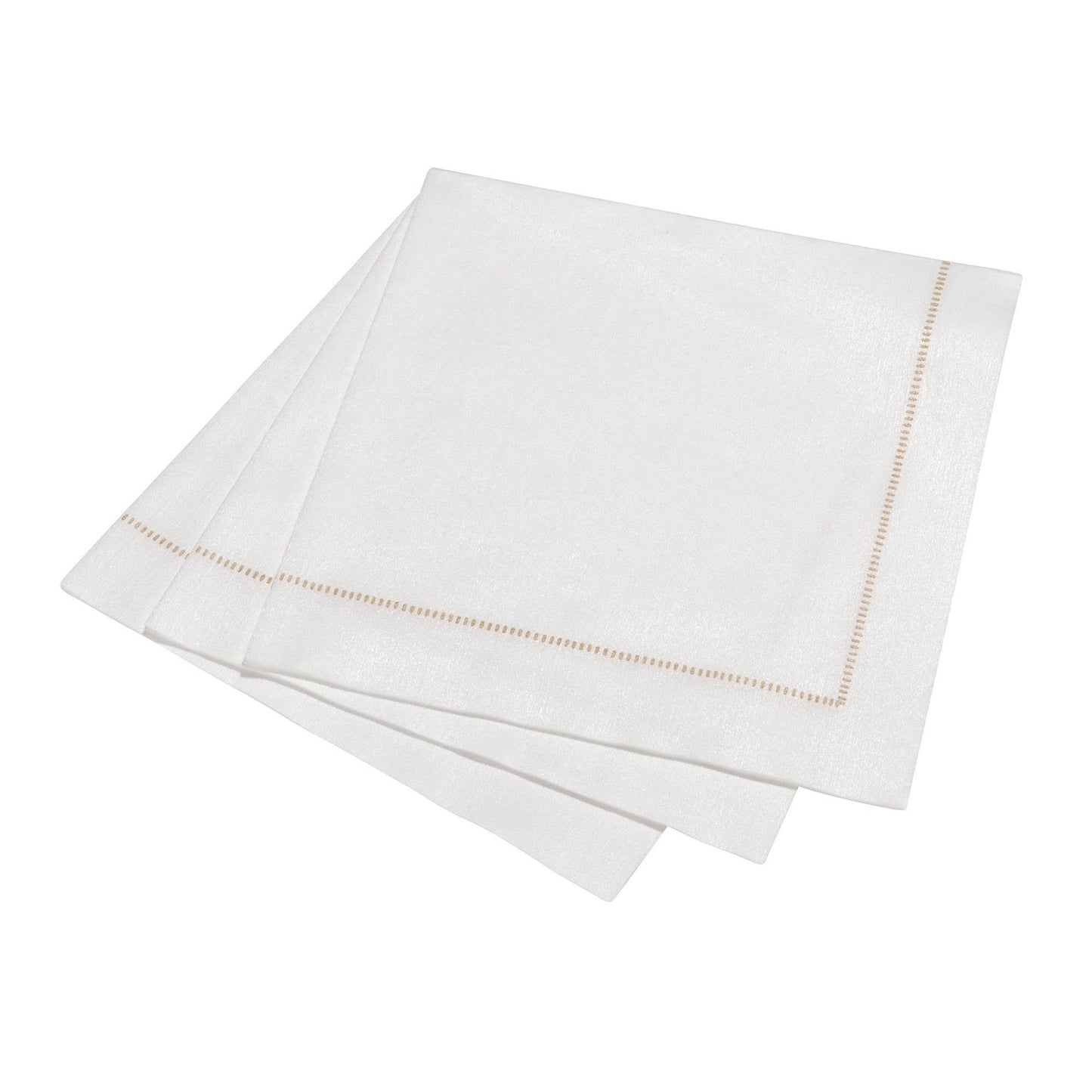 25ct Hemstitch Napkins -- Misty Green / Dinner Napkin (40x40cm)
