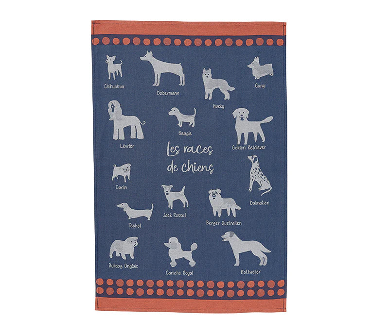 Les Chiens -- Tea Towel