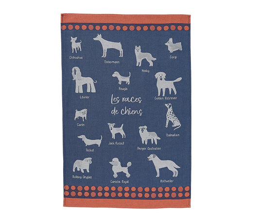 Les Chiens -- Tea Towel