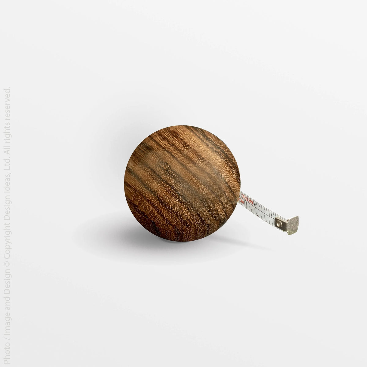 Sphere Teak Tape Measure