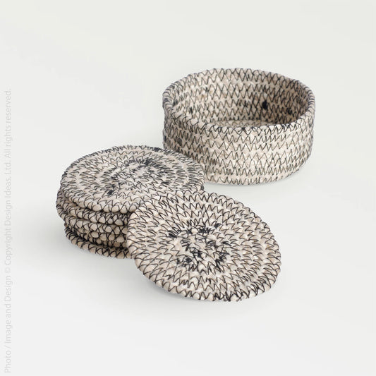 Woven Jute Coaster Set