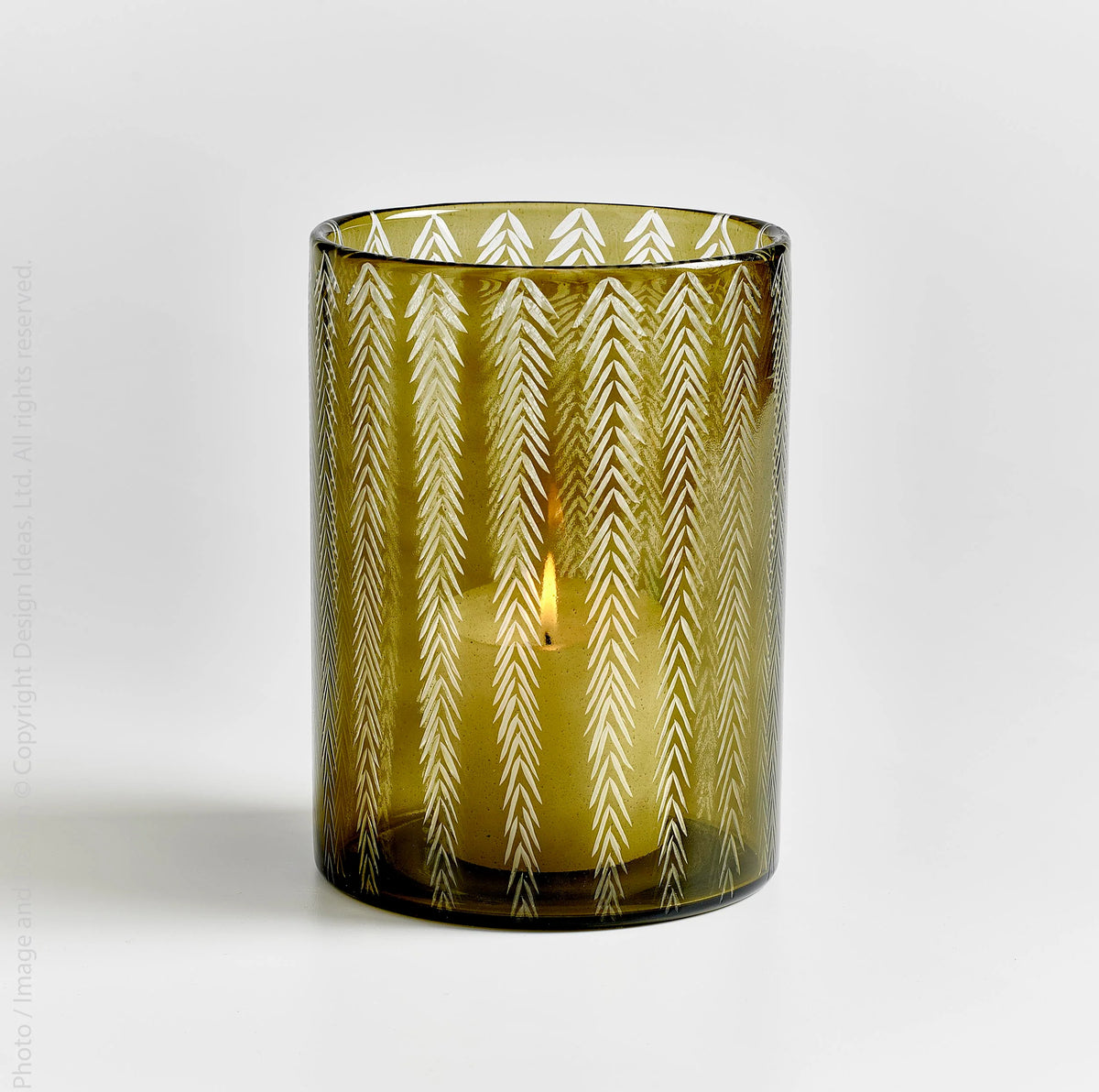 Strathmore™ Mouth Blown Glass Hurricane