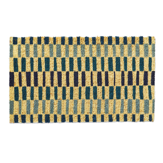 Striped Coir Mat