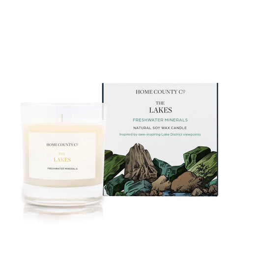 The Lakes -- Freshwater Minerals Candle
