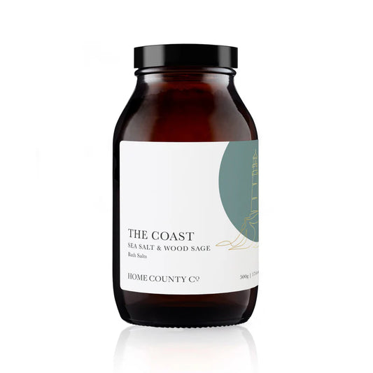 The Coast -- Sea Salt & Wood Sage Bath Salts (500g)
