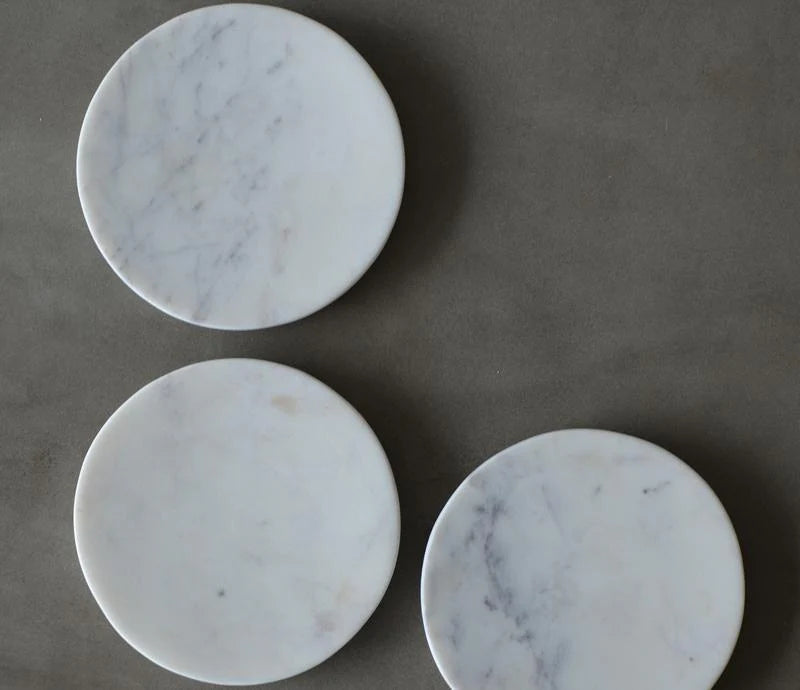 White Marble Plate
