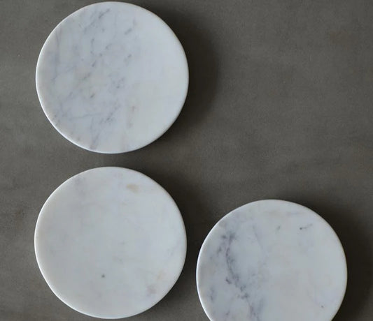 White Marble Plate