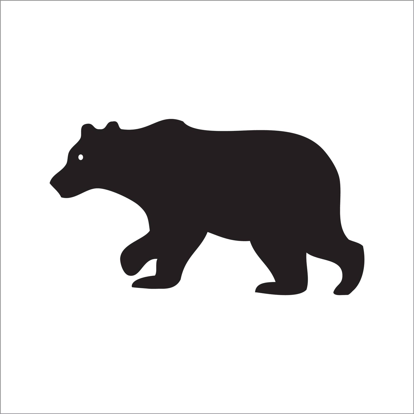Black Bear Dinner Napkin