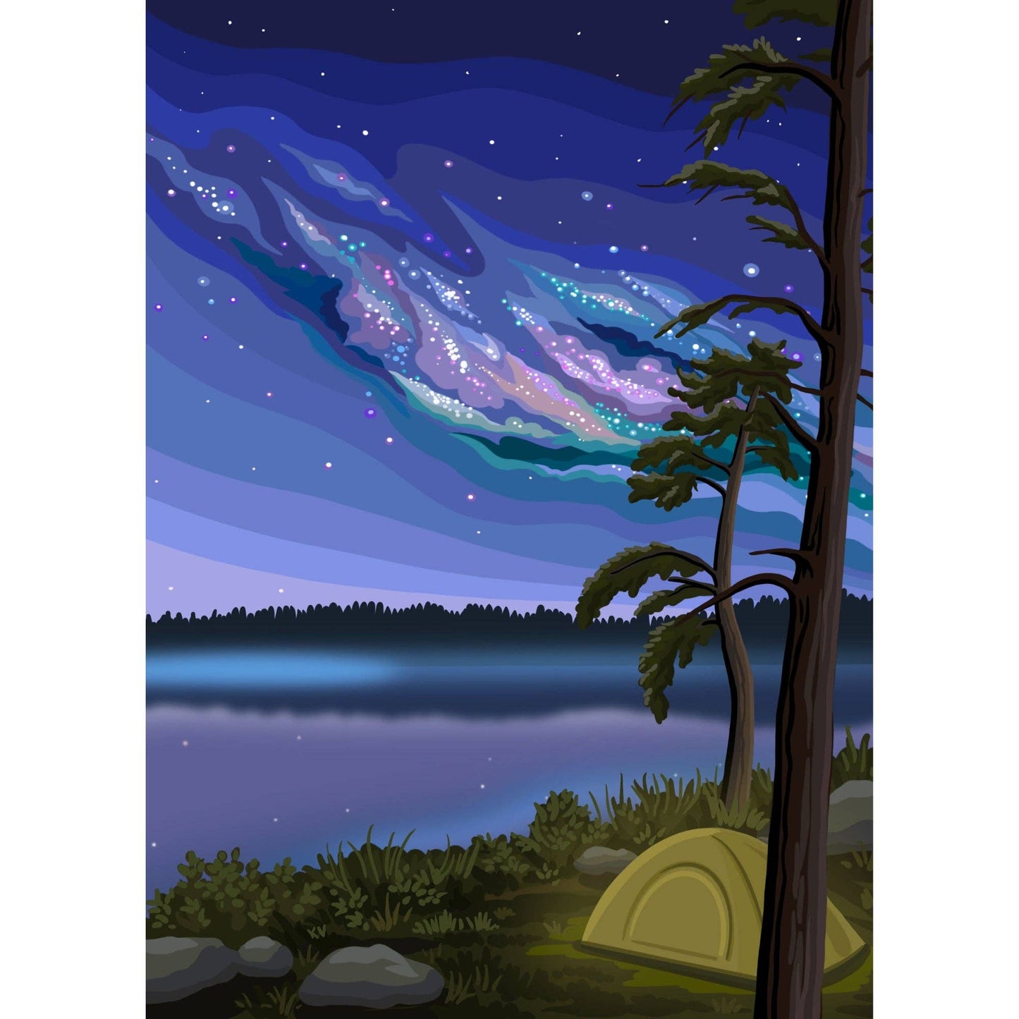 Northern Camping -- 1000-Piece Puzzle