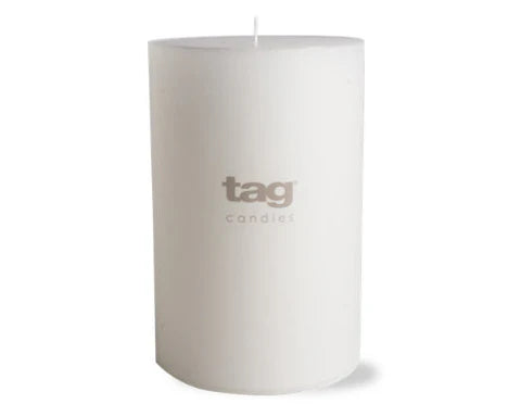 Pillar Candle -- 4" x 6" Tall -- White