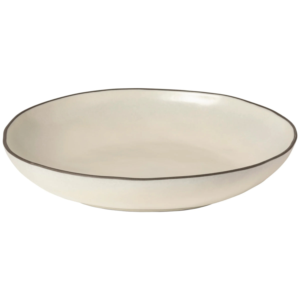 Stacked Organic Serving Bowl -- Salt