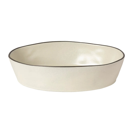 Stacked Organic Oval Baker -- Salt -- Large