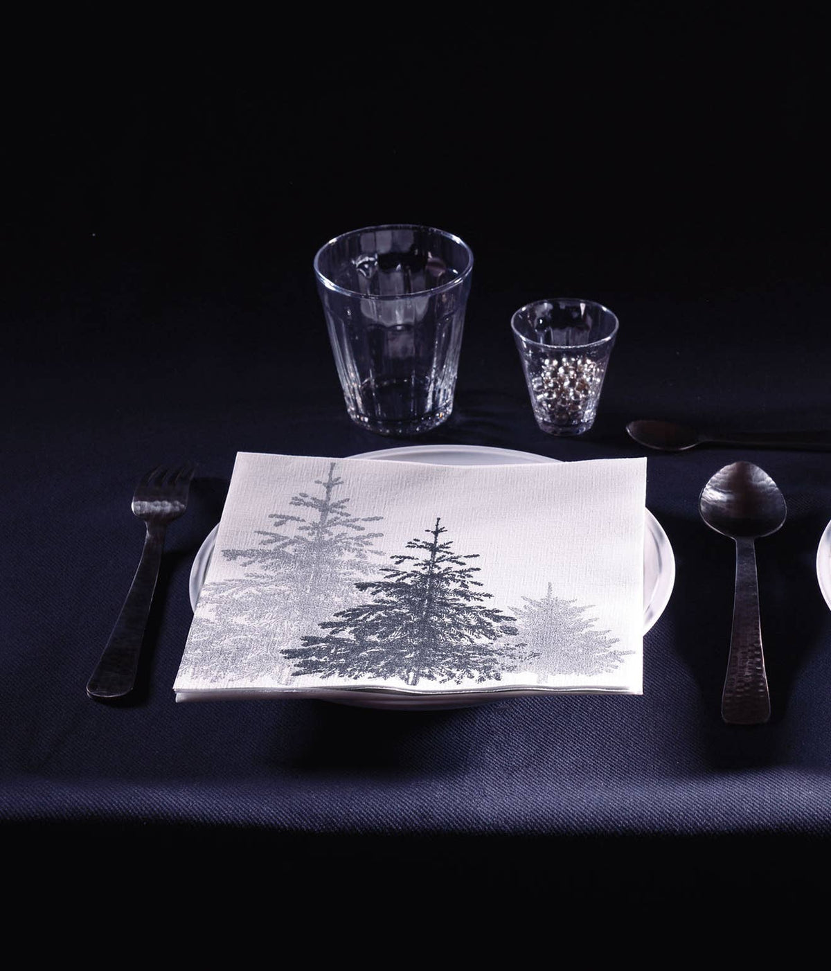 Silver Forest Dinner Napkin