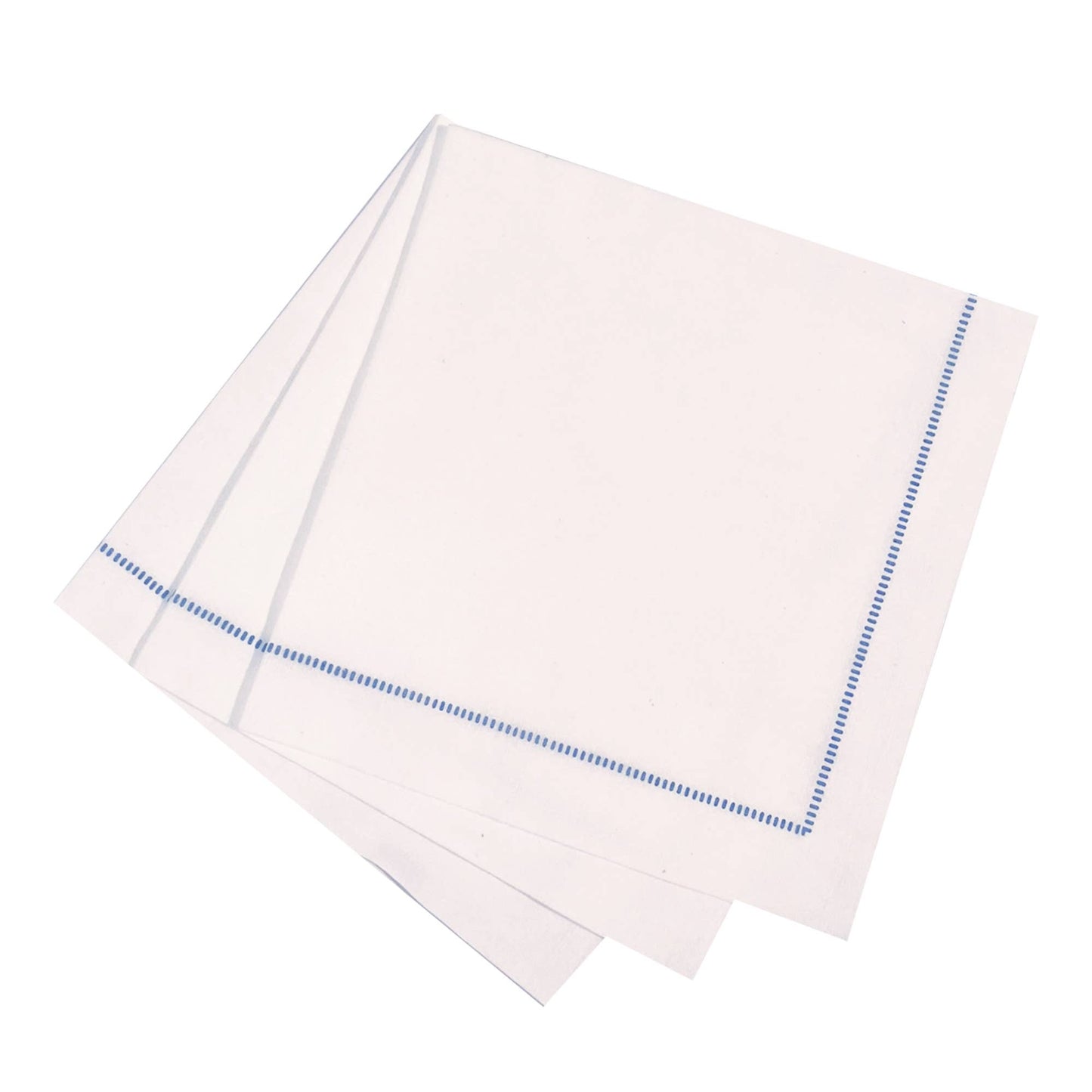 25ct Hemstitch Napkins -- Taupe / Cocktail Napkin (25x25cm)