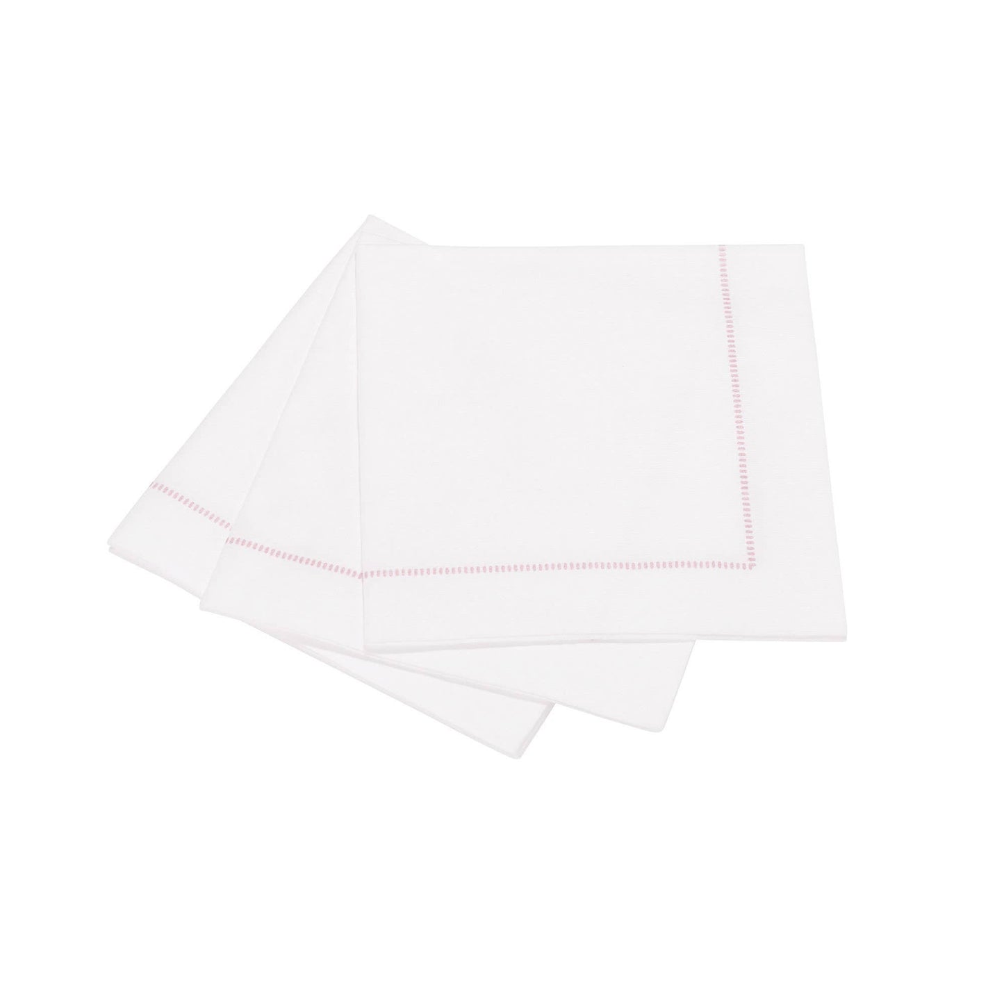 25ct Hemstitch Napkins -- Taupe / Cocktail Napkin (25x25cm)