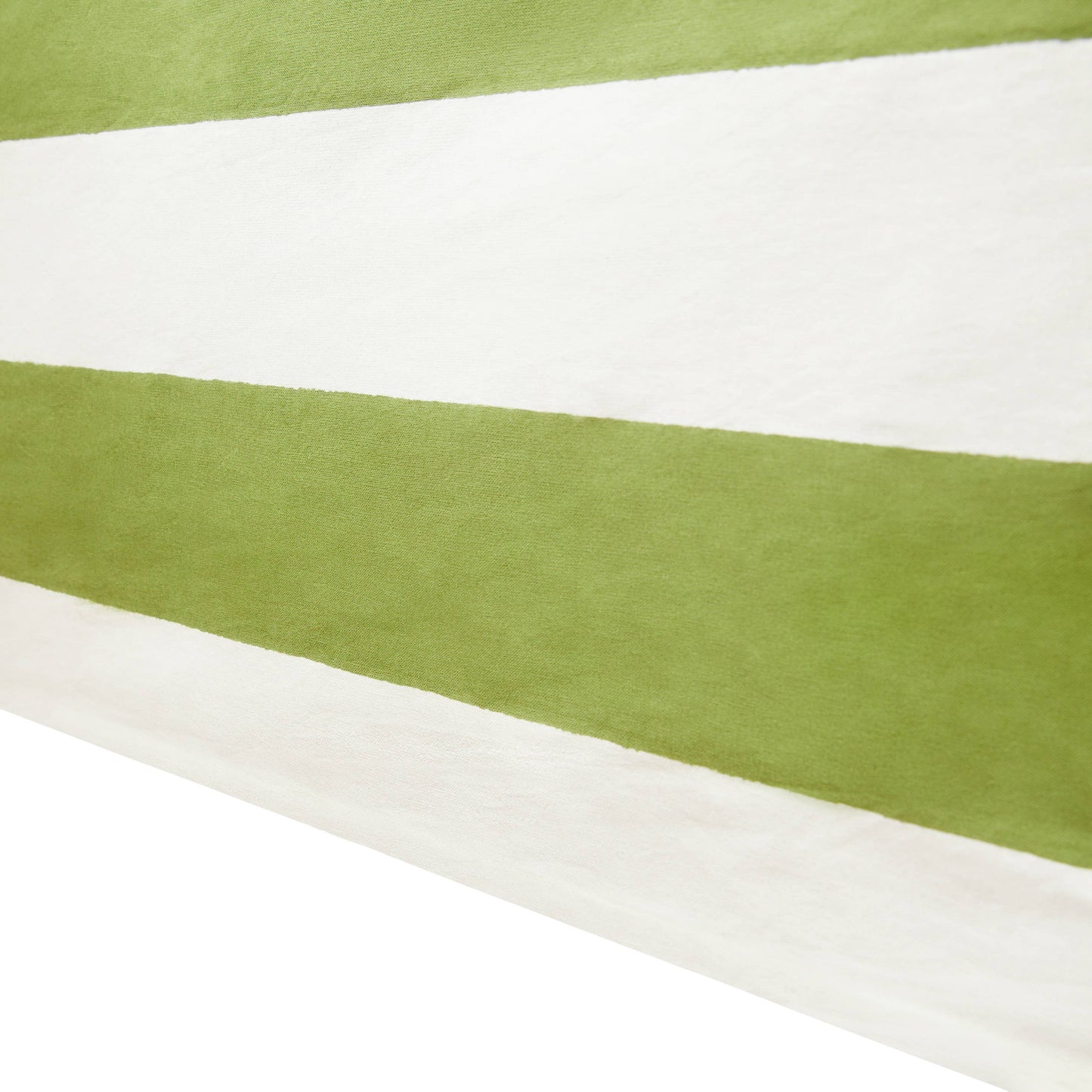 St. Tropez Vert Stripes | French Tablecloth: 71" x 71"