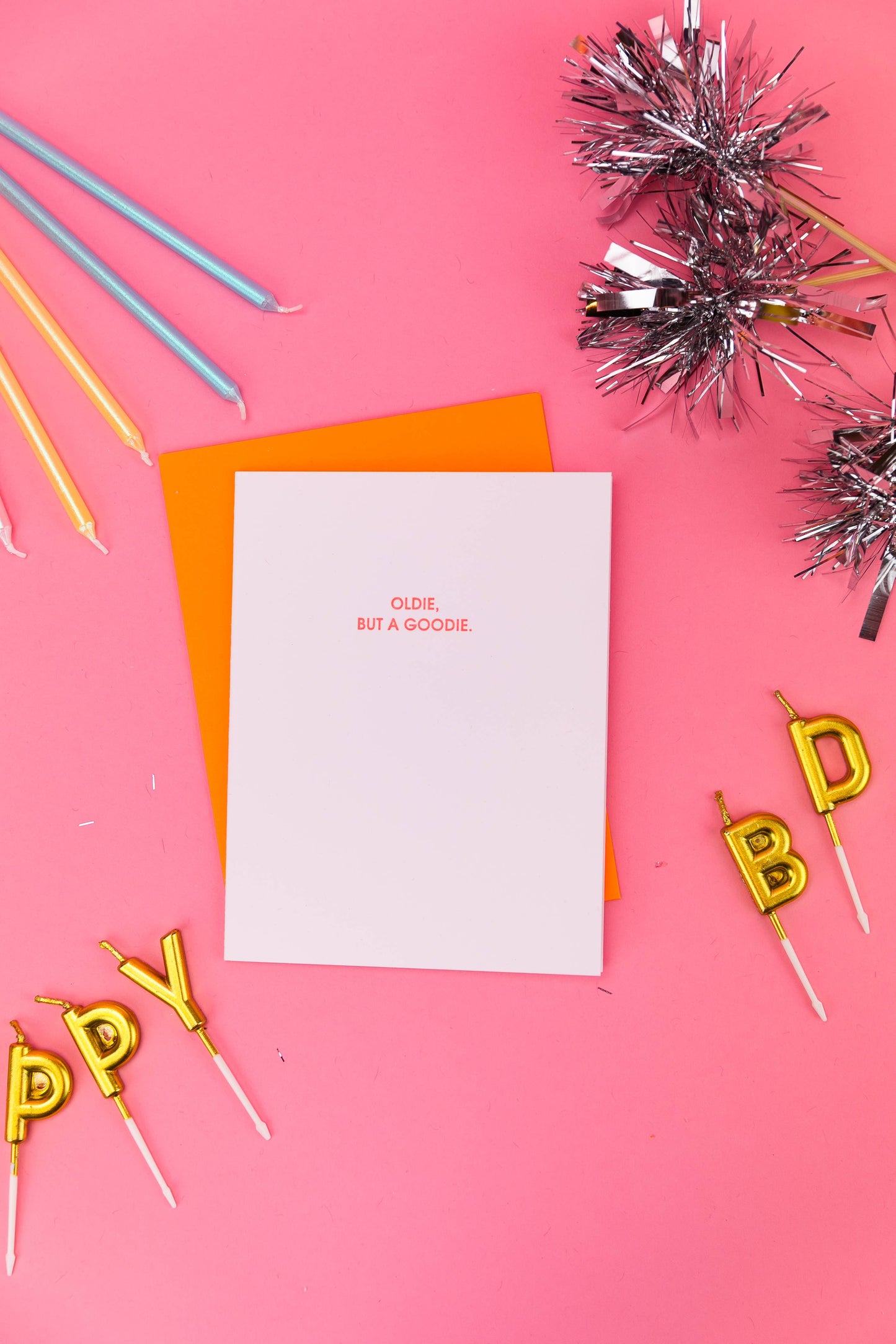 Oldie But a Goodie - Birthday Letterpress Card