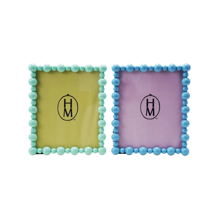 Painted Photo Frame -- Bubbles