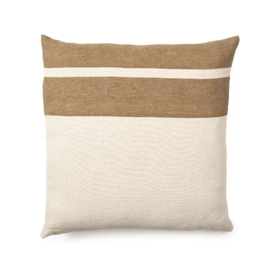 Julian Pillow -- Railroad Stripe -- 25x25"