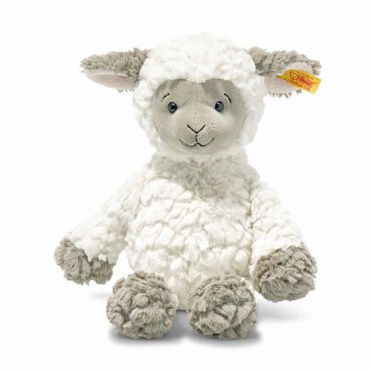 Steiff Lita Lamb -- White/Brown Grey -- 12"