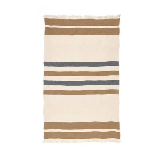 The Belgian Towel Fouta -- Dakota Stripe -- 43x71"