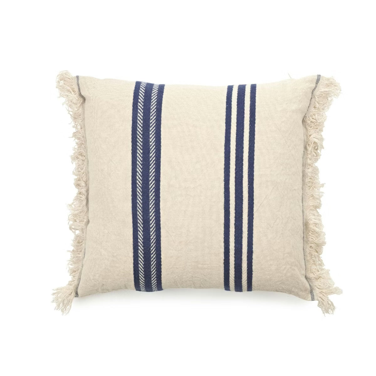 Indigo Stripe Pillow Cover -- 17.5" x 17.5"